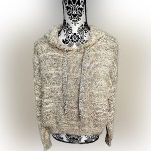 NWT Knit Sweater with Hoodie Size Medium